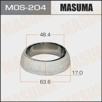 Кольцо глушителя (MOS-204) Toyota Yaris MASUMA mos204
