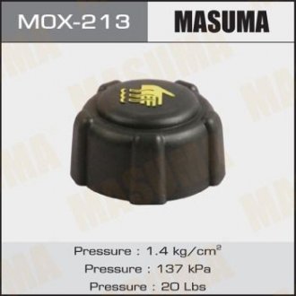 Купить Крышка радиатора (MOX-213) Nissan Qashqai, Note, Micra, Primera, Juke, X-Trail MASUMA mox213 (фото1) подбор по VIN коду, цена 185 грн.