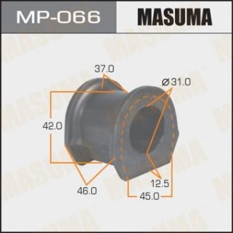 Втулка стабилизатора переднего (Кратно 2) Mitsubishi Pajero (-06) (MP-066) Mitsubishi Pajero, L200, Hyundai Galloper MASUMA mp066