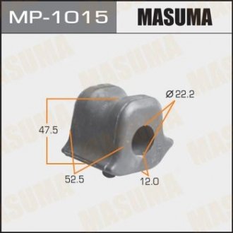 Купить Втулка стабилизатора переднего правая Toyota RAV 4 (05-08), Prius (09-15) (MP-1015) Toyota Rav-4, Prius MASUMA mp1015 (фото1) подбор по VIN коду, цена 184 грн.