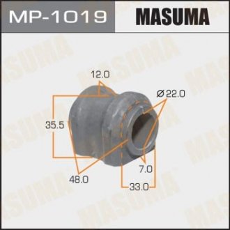 Купить Втулка стабилизатора заднего (Кратно 2) Toyota RAV 4 (05-12) (MP-1019) Toyota Rav-4 MASUMA mp1019 (фото1) подбор по VIN коду, цена 113 грн.