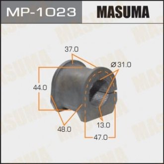 Купить Втулка стабилизатора переднего (Кратно 2) Mitsubishi Montero (06-10), Pajero (06-10) (MP-1023) Mitsubishi Pajero MASUMA mp1023 (фото1) подбор по VIN коду, цена 122 грн.