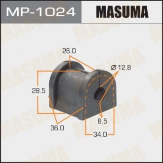 Втулка стабилизатора заднего (Кратно 2) Mitsubishi Lancer (03-09) (MP-1024) Mitsubishi Lancer MASUMA mp1024