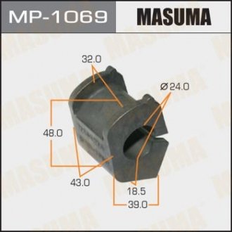 Втулка стабилизатора переднего (Кратно 2) Toyota Yaris (05-) (MP-1069) MASUMA mp1069