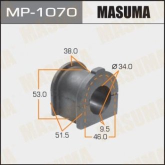 Втулка стабилизатора переднего (Кратно 2) Toyota Land Cruiser (09-) (MP-1070) MASUMA mp1070