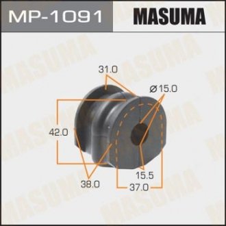 Купить Втулка стабилизатора заднего (Кратно 2) Nissan X-Trail (07-14) (MP-1091) Nissan X-Trail MASUMA mp1091 (фото1) подбор по VIN коду, цена 128 грн.