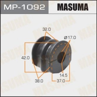 Купить Втулка стабилизатора заднего (Кратно 2) Nissan Qashqai (07-), X-Trail (07-) (MP-1092) Nissan X-Trail, Qashqai MASUMA mp1092 (фото1) подбор по VIN коду, цена 97 грн.