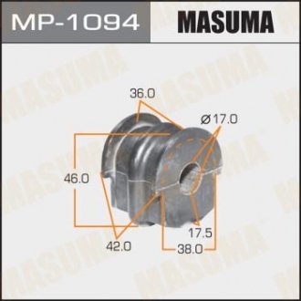 Купить Втулка стабилизатора заднего (Кратно 2) Nissan Teana (08-13) (MP-1094) Nissan Teana MASUMA mp1094 (фото1) подбор по VIN коду, цена 139 грн.