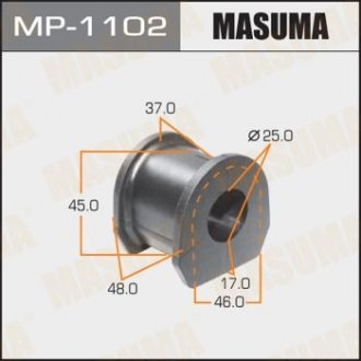 Втулка стабилизатора переднего (Кратно 2) Mitsubishi L200 (07-), Pajero Sport (09-15) (MP-1102) MASUMA mp1102