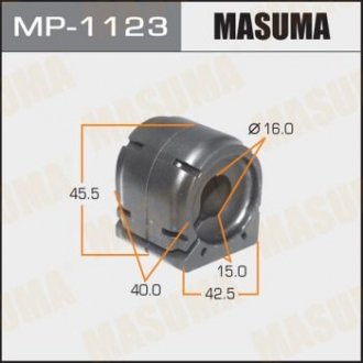 Втулка стабилизатора заднего (Кратно 2) Mazda CX-5 (11-), CX-9 (17-) (MP-1123) Mazda CX-5 MASUMA mp1123