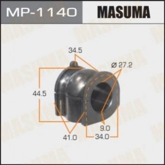 Купити Втулка стабілізатора /front/ ACCORD/ CF9 [уп.2] Honda Accord MASUMA mp1140 (фото1) підбір по VIN коду, ціна 135 грн.