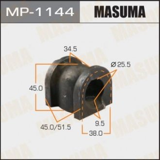 Купити Втулка стабілізатора переднього Honda Accord (08-13) (Кратно 2 шт) Honda Accord MASUMA mp1144 (фото1) підбір по VIN коду, ціна 131 грн.