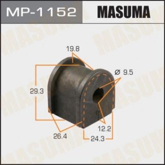 Купити Втулка стабілізатора заднього Honda Civic (06-08) (Кратно 2 шт) Honda Civic MASUMA mp1152 (фото1) підбір по VIN коду, ціна 63 грн.