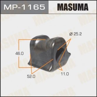 Втулка стойки стабилизатора передн правая MAZDA 3 (BM) 1.6 (13-18), MAZDA 6, NISSAN JUKE, TOYOTA AURIS (MP-1165) Toyota Prius, Rav-4, Verso MASUMA mp1165 (фото1)