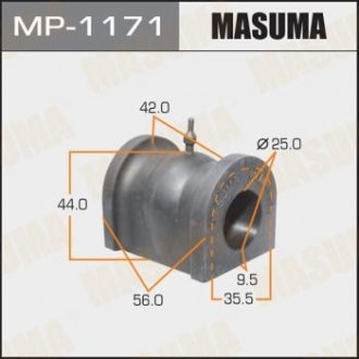 Втулка стабилизатора переднего (Кратно 2) Honda HR-V (00-06) (MP-1171) Honda HR-V MASUMA mp1171