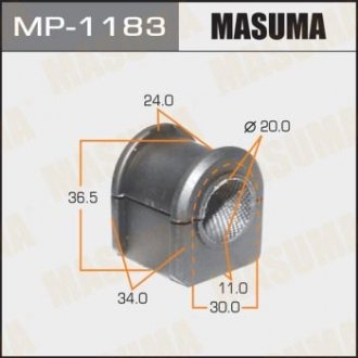 Втулка стабилизатора заднего (Кратно 2) Mazda 5 (05-10) (MP-1183) Mazda 5 MASUMA mp1183