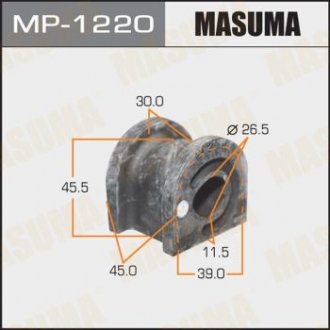 Купити Втулка стабілізатора переднього Honda Accord (09-) (Кратно 2 шт) Honda Accord MASUMA mp1220 (фото1) підбір по VIN коду, ціна 148 грн.