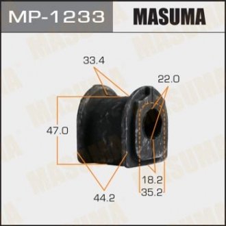 Втулка стабилизатора заднего (Кратно 2) Lexus RX 350 (08-15) (MP-1233) MASUMA mp1233