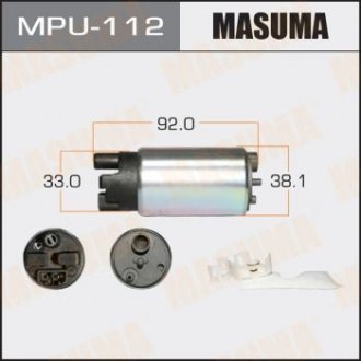 Бензонасос электрический (+сеточка) Toyota (MPU-112) MASUMA mpu112