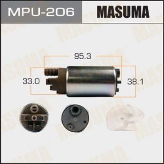 Бензонасос электрический (+сеточка) Nissan (MPU-206) MASUMA mpu206
