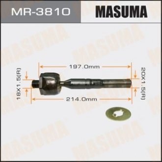 Купить Тяга рулевая TOYOTA LAND_CRUISER 200, LAND CRUISER 100 -02.08 Toyota Land Cruiser, Lexus LX MASUMA mr3810 (фото1) подбор по VIN коду, цена 704 грн.