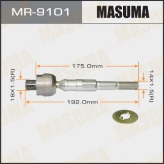Купить Тяга рулевая (MR-9101) Honda Civic MASUMA mr9101 (фото1) подбор по VIN коду, цена 410 грн.