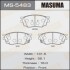 Купити Колодки гальмівні передні Mazda 6 2002 - 2007 Mazda 6 MASUMA ms5483 (фото1) підбір по VIN коду, ціна 1003 грн.