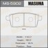 Купити Колодка гальмівна задня Mazda CX-7 (06-11), CX-9 (08-12) Mazda CX-7, CX-9 MASUMA ms5902 (фото1) підбір по VIN коду, ціна 859 грн.