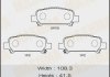 Купить Колодки тормозные (MS-7415) Subaru Impreza, Forester, Legacy, Outback MASUMA ms7415 (фото1) подбор по VIN коду, цена 812 грн.