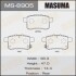 Купити Колодка гальмівна задня Honda Accord (08-12) Honda Accord MASUMA ms8905 (фото1) підбір по VIN коду, ціна 737 грн.