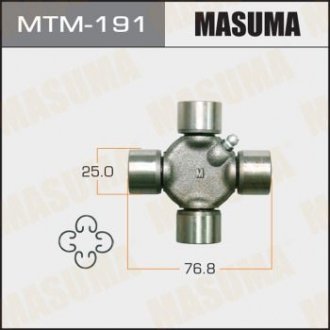 Купити Хрестовина карданного валу (25x76.8) Mitsubishi Pajero MASUMA mtm191 (фото1) підбір по VIN коду, ціна 403 грн.