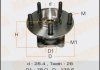 Купити Ступиця колеса заднього у зборі з підшипником Mazda CX-7 (06-11) Mazda CX-7 MASUMA mw41501 (фото1) підбір по VIN коду, ціна 3257 грн.