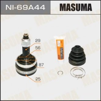 Купить ШРУС наружный Nissan Maxima, X-Trail (00-07) (нар:29/вн:25) (NI-69A44) Nissan Maxima, X-Trail MASUMA ni69a44 (фото1) подбор по VIN коду, цена 2029 грн.