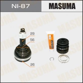 Купить ШРУС наружный Nissan Teana (09-14) (нар:29/вн:26) (NI-87) Nissan Teana MASUMA ni87 (фото1) подбор по VIN коду, цена 1418 грн.