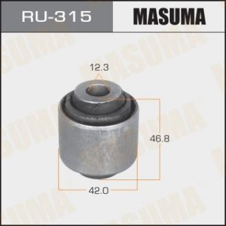 Сайлентблок задней поперечной тяги Honda Civic (01-05), CR-V (01-16), FR-V (05-09) (RU-315) MASUMA ru315