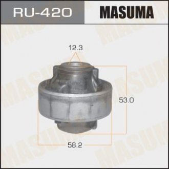 Сайлентблок переднего нижнего рычага задний Nissan Micra (02-10), Note (05-12), Tida (04-12) (RU-420) Nissan Tiida, Bluebird MASUMA ru420