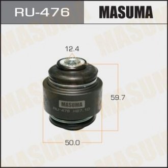 Сайлентблок задней цапфы (плавающий) Toyota Auris (06-), Avensis (08-), RAV 4 (05-16) (RU-476) MASUMA ru476