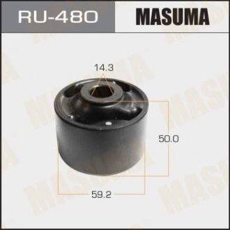 Сайлентблок заднего продольного рычага Toyota RAV 4 (05-) (RU-480) Toyota Rav-4 MASUMA ru480