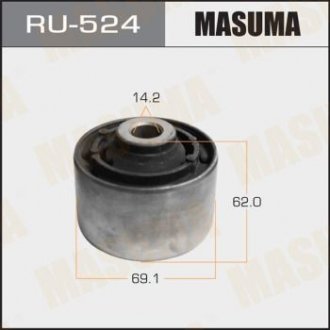 Сайлентблок заднего продольного рычага Nissan Qashqai (06-13), X-Trail (07-) (RU-524) MASUMA ru524