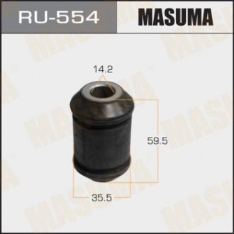 Сайлентблок переднего нижнего рычага передний Mitsubishi Colt (04-12) (RU-554) MASUMA ru554
