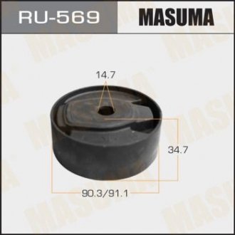 Сайлентблок заднього редуктора Toyota RAV 4 (05-) Toyota Rav-4 MASUMA ru569