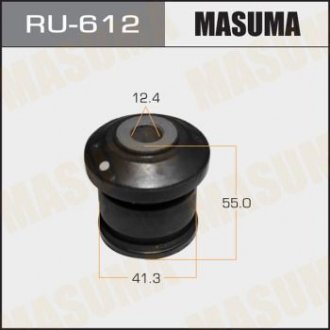 Сайлентблок DEMIO/DY3W, DY5W передній нижній MASUMA ru612