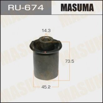 Купить Сайлентблок заднего верхнего рычага Nissan Pathfinder (05-) (RU-674) MASUMA ru674 (фото1) подбор по VIN коду, цена 518 грн.