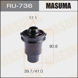 Сайлентблок переднего подрамника Nissan Micra (02-10), Note (05-12), Tida (04-12) (RU-736) MASUMA ru736