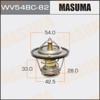 Термостат WV54BC-82 HYUNDAI SANTA FE III MASUMA wv54bc82