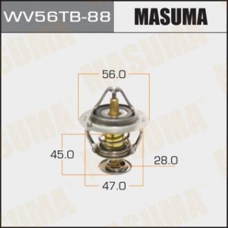 Купить Термостат WV56TB-88 TOYOTA AURIS TOURING SPORTS Toyota Avensis MASUMA wv56tb88 (фото1) подбор по VIN коду, цена 544 грн.