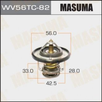 Купить Термостат WV56TC-82 SUBARU OUTBACK MASUMA wv56tc82 (фото1) подбор по VIN коду, цена 616 грн.