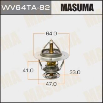 Термостат WV64TA-82 HYUNDAI TUCSON Toyota Land Cruiser MASUMA wv64ta82