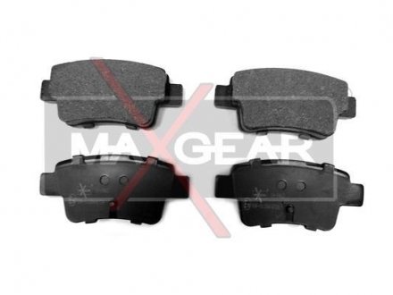 Тормозные колодки задние FIAT GRANDE PUNTO 05- MAXGEAR 19-0463