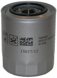 MITSUBISHI Фильтр масла Lancer 1.8D,TD 87-, 2.0D,TD SHOGUN 2.5TD/L2000D/2 MEAT&DORIA 15037/12